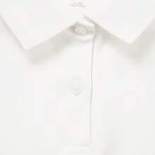 LI‑NING Fitness 系列女款反光冰感吸濕排汗短袖 Polo 衫 APLW146 - 白色 - 查看 5