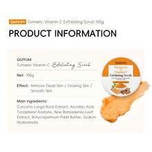 1 Pc Cleansing Healthily Quiyum Turmeric Vitamin C Exfoliating Scrub,100g Exfoliating Cream Scrub For Daily Use For Bathroom Spa - 100g - View 4