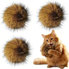 4pcs Interactive Cat Training Toys, Cat-Specific Cat Toys, Fun Chasing For Exercise, Promote Interactive Cat Play, Suitable For Indoor Exercise And Emotional Communication, Suitable As Birthday/Holiday Gift, Battery Not Included - Multicolor - View 8