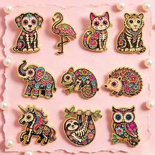 Enamel Lapel Pin Badge Brooches, Fashion Metal Decorative Pins For Backpack Bag Jacket Clothing, Perfect Gift For Men Women Best Friends Decoration - Multicolor - View 9