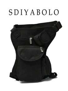 Punk Minimalist Style Waist Bag Leg Bag Outdoor Bag Suitable For Hiking Outdoor Cycling, Travel UseSundries Storage Waist Bag Motorcycle Rider Hiking - Multicolor - View 1