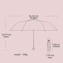 Thickened And Reinforced Five-Fold Umbrella, Windproof, Rainproof, Ultra-Light Mini Capsule Pocket Umbrella - A - View 2