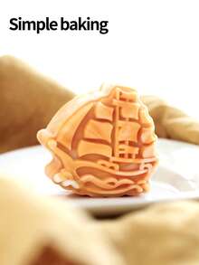 A Set Of Pastry Molds Featuring Sailboat Patterns. Mooncake Molds With Auspicious Meanings. Suitable For Making Gift Treats And Hand-Pressed Sweet Pastry Making Tools. Maamoul Mold. Date Palm Sugar Mold. - View 7