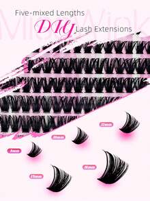 Miss Wink 100D Ultra Soft New Handmade Eyelash Extensions, More Natural And Soft, 8-16mm Mixed Tray, 216 Pcs False Eyelashes, C/D - View 4