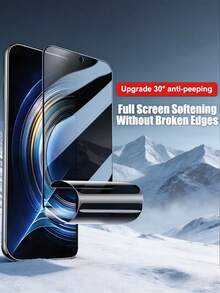 4Pcs Matte Anti Peeping Ceramic Film Anti Glare And Anti Fingerprint Mobile Phone Screen Protector Compatible With IPhone 18 Pro Max 17 And More Models Full Coverage Explosion Proof And Scratch Resistant Protective Film Soft Film - Black - View 7