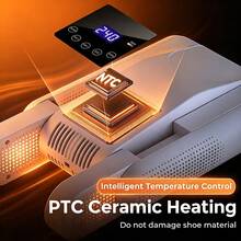 Hailicare PTC陶瓷恆溫烘鞋機 8段定時 2段風速 LED觸控螢幕 可折疊可調節 家用烘乾護理 聖誕禮物(不含香氛墊) - 白色 - 查看 4