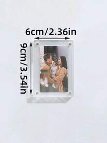 4/1pc Magnetic Fridge Photo Frame, 3/4/5/6 Inch Multi-Size Creative Photo Stickers, No Drilling Decoration, Kitchen Office Ins Style Magnetic Photo Frame, Christmas Atmosphere Decorative Painting - Multiple Styles - View 7
