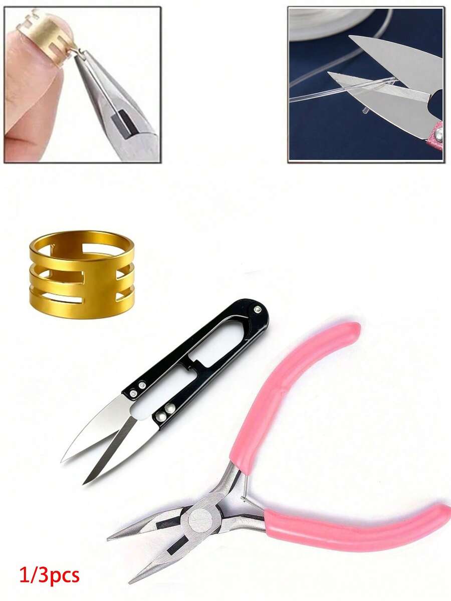 Premium Pliers Tool Set For Jewelry Making, Suitable For Handmade Wire Wrapping Crafts, DIY Jewelry Repair, For Beginners And Experts - Tools - View 1