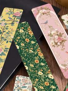 30pcs Secret Garden Bookmarks-Double-Sided, Rounded Corners-Perfect For Book Lovers, Bookmarking, And Holiday Gift Cards; Ideal For Party Favors, Rewards, And Holiday Gifts - View 1