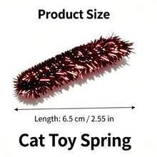 5/8/10/18/28/36/45/50pcs Random Color Cute Cat Spiral Toys, Colorful Macaron Spiral Springs, Plush Spring Interactive Indoor Toy Set, Suitable For Cats Hunting, Pouncing, Biting, Bringing Endless Fun And Exercise - Multicolor - View 3