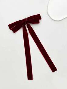Bow Hair Chain, Fashionable And Versatile, Suitable For Daily Wear - Burgundy - View 3