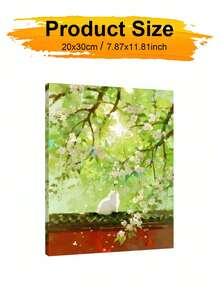 Exquisite Landscape Digital Oil Painting, DIY Canvas Art, Suitable For Adult Beginners, Wall Decor Holiday Gift, Includes Oil Painting Tools - Sets - View 9