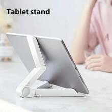 1 buah Stand Tablet dan Ponsel Lipat yang Dapat Diatur, Alas Meja Jepit dengan Bantalan Anti Selip, Bahan PE dan PP, Dudukan Portabel Bebas Genggam, Cocok untuk Perangkat Android dan Apple, Sempurna untuk Hadiah Kembali ke Sekolah, Hari Valentine, dan Liburan Tahun Baru - C - View 2
