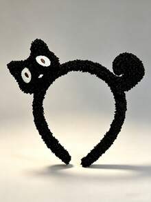 1PC Cute Cartoon Plush Headband, Soft Fluffy Hair Hoop For Washing Face Makeup Party Hair Accessory - Multicolor - View 6