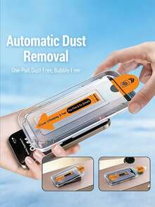 3Pcs Dust‑Free One‑Pull Tempered Glass Screen Protector,9D 8K Ultra HD Full Coverage Auto‑Alignment Quick Apply Film,Anti‑Fingerprint Bubble‑Free Screen Protector Compatible With IPhone 18 Pro Max 17 And More Models - Cleanroom - View 7