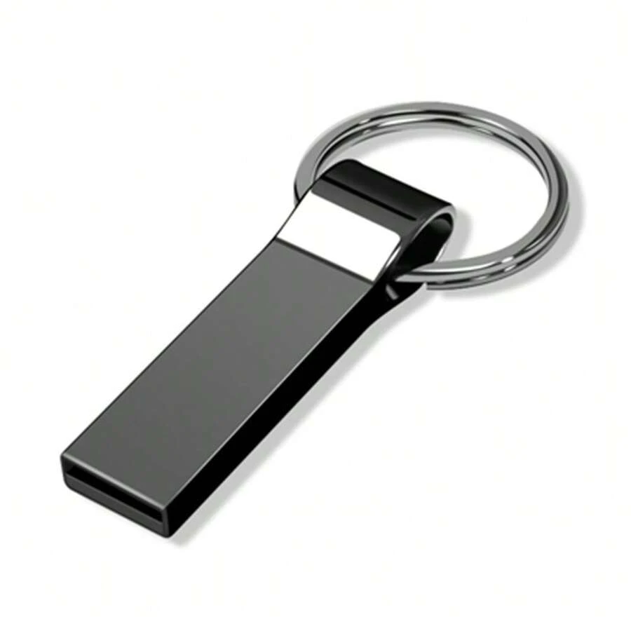 BIYETIMI USB 2.0 金屬鑰匙造型隨身碟,適用於 PC 筆記型電腦,32GB/64GB/128GB - 灰色 - 查看 1