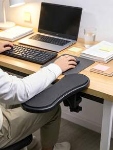 1pc 180° Adjustable Desktop Extension Arm, Ergonomic Arm And Wrist Support, Portable Arm Extension Board, Suitable For Office, Gaming, Studying, Office Supplies, Desktop Accessories - Multiple Styles - View 3