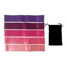 5pcs Latex Resistance Band Set, 5 Different Resistance Levels Fitness Bands With Storage Bag, Suitable For Home Gym, Yoga, Pilates And Fitness Training - A - View 8