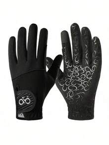 Unisex High-Quality Professional Equestrian Gloves, Non-Slip Breathable, Suitable For Training And Competition, Touchscreen Design, Durable Riding Equipment, High Grip Golf Gloves, Suitable For All Seasons, Professional Daily Riding Equipment, Breathable Mesh Design, Suitable For Long-Term Wear Without Sweating - Multicolor - View 8