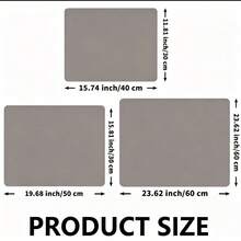 Kitchen Drain Mat, High Absorbency, Non-Slip Kitchen Mat, Suitable For Sink Side, Natural And Hygienic, Essential For Home And Kitchen Decor, Also Part Of Your Cozy Autumn/Winter Style And Christmas Decoration. - Dark Grey - View 3