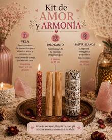 kit para abundancia vela miel 1 pieza 10 cm con petalos, 2 piezas palo santo madera sagrada 1 manojo de salvia blanca purificacion, armonia, meditacion, yoga, aromaterapia, espacios limpios - amor petalos - Ver 3