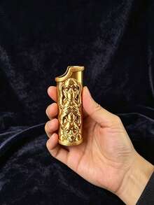 Three Monkeys Lighter Case 3D Printed Creative Cool See No Evil Hear No Evil Speak No Evil Monkey Lighter Shell Men's EDC Christmas Father's Day Creative Gift Boyfriend Birthday Gift (Shell Only, Suitable For Bic Lighter) - Multicolor - View 6