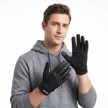 Kyncilor Cycling Warm Gloves, Adjustable Tightness, Non-Slip, Suitable For Outdoor Cycling And Playing Tennis - Multicolor - View 1