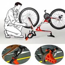 2pcs New Bicycle Handlebar Repair Stand, Clamp-Style Bicycle Handlebar Fixing Rack, Portable Handlebar Repair Support Tool With Adjustable Height And Non-Slip Base, Suitable For Mountain Bikes And Road Bikes, Outdoor Cycling Accessories - Multicolor - View 7