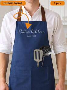 Custom Custom Santa Hat Apron, Custom Christmas Apron, Matching Christmas Gifts, Christmas Apron Gift, Apron Gift For Mom, Christmas Apron - Multicolor - View 2