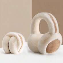 3pcs Suede Fleece Ear Muffs, Winter Thermal Lined Warm Ear Covers, Cycling Cold-Proof Ear Protectors - Multicolor - View 2