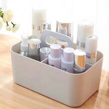 Stackable Storage Box, Suitable For Bathroom, Office, Craft Supplies Or School Supplies. Portable Handheld Storage Box, Can Be Placed On The Bathroom Countertop. Lipstick And Makeup Brushes. Multi-Functional Storage Rack - Multicolor - View 8
