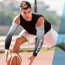 1 par armskydd i is-silke med solskydd, unisex extra långa armcovers med UV-skydd för sommaren, lätta och andningsbara, svettfria, lämpliga för bilkörning, utomhusaktiviteter och basket - Armvärmare i is-silke - Visa 8