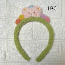 1pc Women's Cartoon Animal Plush Headband, 3D Animal Design Hair Accessory For Autumn/Winter, Suitable For Daily Wear - Multicolor - View 14