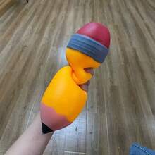 1pc Giant Realistic Pencil Burger Slow Rising Stress Relief Toy, Oversized Slow Rebound Realistic Food Stationery Squeeze Toy - Multicolor - View 5