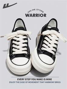 Warrior Gym Shoes For Women Spring And Autumn Comfortable Modest Style Casual Yet Sleek All-Day Wear Training Sneakers Running Shoes Canvas Shoe - Black - View 2