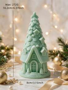 Christmas Tree Silicone Candle Mold Christmas Pine Tree Ornaments Silicone Mold Dinner Soy Wax Silicone Mould Christmas Decor - Multiple Styles - View 11