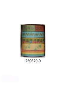 5 Rolls/Box, Various Plant Floral Patterns Creative Washi Tape, For Notebook Decoration, DIY Scrapbooking Decoration Masking Tape - Multicolor - View 18