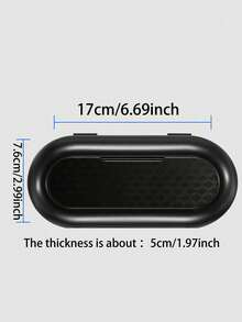 Fashionable Car Sun Visor Storage Bag With Zipper Pocket, Maximizes Space, Perfect For Storing Fashion Glasses And Eyeglasses, Car Interior Accessory - A - View 9