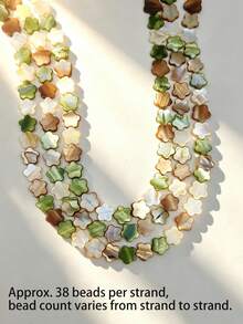1 Strand Natural Shell Beads Star Moon Heart Beads Accessories DIY Jewelry Making Decorative Beads For Necklace Earrings And Clothing Decoration - Random Color Mixing - View 16