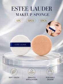 Estée Lauder 雅詩蘭黛粉撲,5.3cm,1入/3入/5入,柔軟可乾濕兩用,適用於氣墊粉底液上妝 - 粉撲 - 查看 2