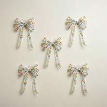 1 Roll Colorful Birthday Party Ribbon, Suitable For Gift Boxes, Cake Boxes And Inner Packaging Ribbon, Happy Birthday Printed Woven Ribbon, Colorful Cake Decoration Ribbon Gift Box Packaging Ribbon DIY Bows, Party Gift Decoration Ribbon, Birthday Cake Binding Ribbon, Halloween, Christmas Gifts - A - View 5