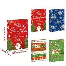 4pcs,Christmas Gift Packaging Box, Suitable For Shirts, Robes, Coats And Sweaters As Christmas Gift Boxes, For Christmas Party Gifts - Multiple Styles - View 2