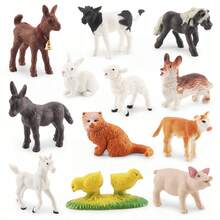 Children's Farm Baby Model, Cute Animal Model, Learn About Farm Animals, Can Be A Collectible Item, Can Be Used For Parent-Child Games - Multicolor - View 3