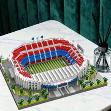 Camp Nou Stadium Mini Building Blocks Set, High Difficulty DIY Building Model, Assembly Toy, Detailed Stadium Replica, Desktop Decoration Ornament, Football Fan Collectible Commemorative Gift, Christmas Birthday Gift 3418pcs/2800pcs - Multicolor - View 6