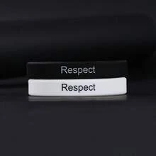 2pcs/Set Men's Silicone Fitness Sports Wristbands - G0178 Effort Pink + White - View 7