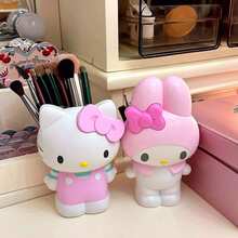 SANRIO 1pc Melody Style Pen Holder Makeup Brush Storage Bucket Desktop Organizer Decorative Gift - View 2