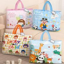 Large Capacity Portable Carrying Bag, Designed For Kindergarten Students, Can Hold Bedding And Blankets, Comes With 1 Luggage Tag - Multicolor - View 2