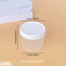 2/10/12-Pack(Jars+Lids)Multi Capacity Lunch Bowl Containers With Lids-Storage Jars For Yogurt,Overnight Oats,Meal Prep-Microwave And Dishwasher,Meal Prep Containers,Oatmeal Yogurt Breakfast Cups,Lunch Boxes,Large Capacity Portable Plastic Stor - Clear - View 20