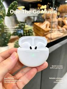 2026 Upgraded Wireless Earbuds, Bluetooth 5.0, In-Ear Design, Built-In Microphone, Lossless Audio Quality, Zero Latency, 24-Hour Battery Life, Suitable For Sports, Fitness And Music Enjoyment - View 3