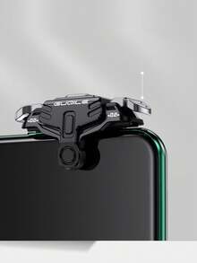 1 Pair GT02 Mobile Game Trigger Buttons, High‑Sensitivity Electrostatic Shooting Triggers, Zero‑Latency 4‑Finger Gaming Accessory For IOS & Android FPS Shooting Games, Light‑Use Only, Prone To Wear & Looseness Under Heavy Frequent Pressures - Black - View 11